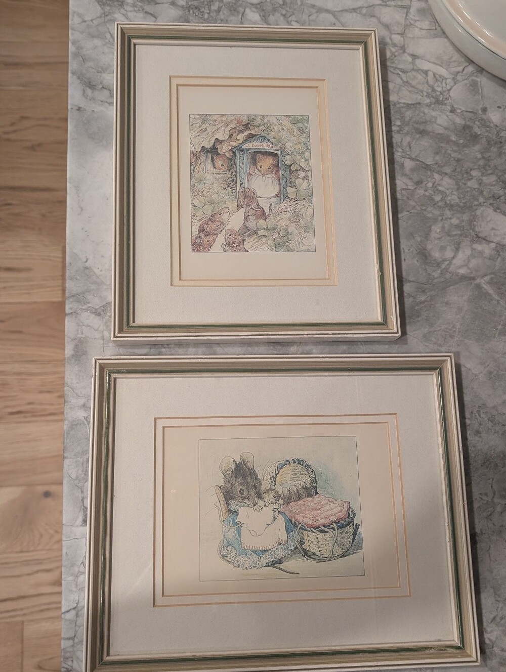 Beatrix Potter Framed Prints Nursery Playroom Cottagecore Cute Vintage Adorable